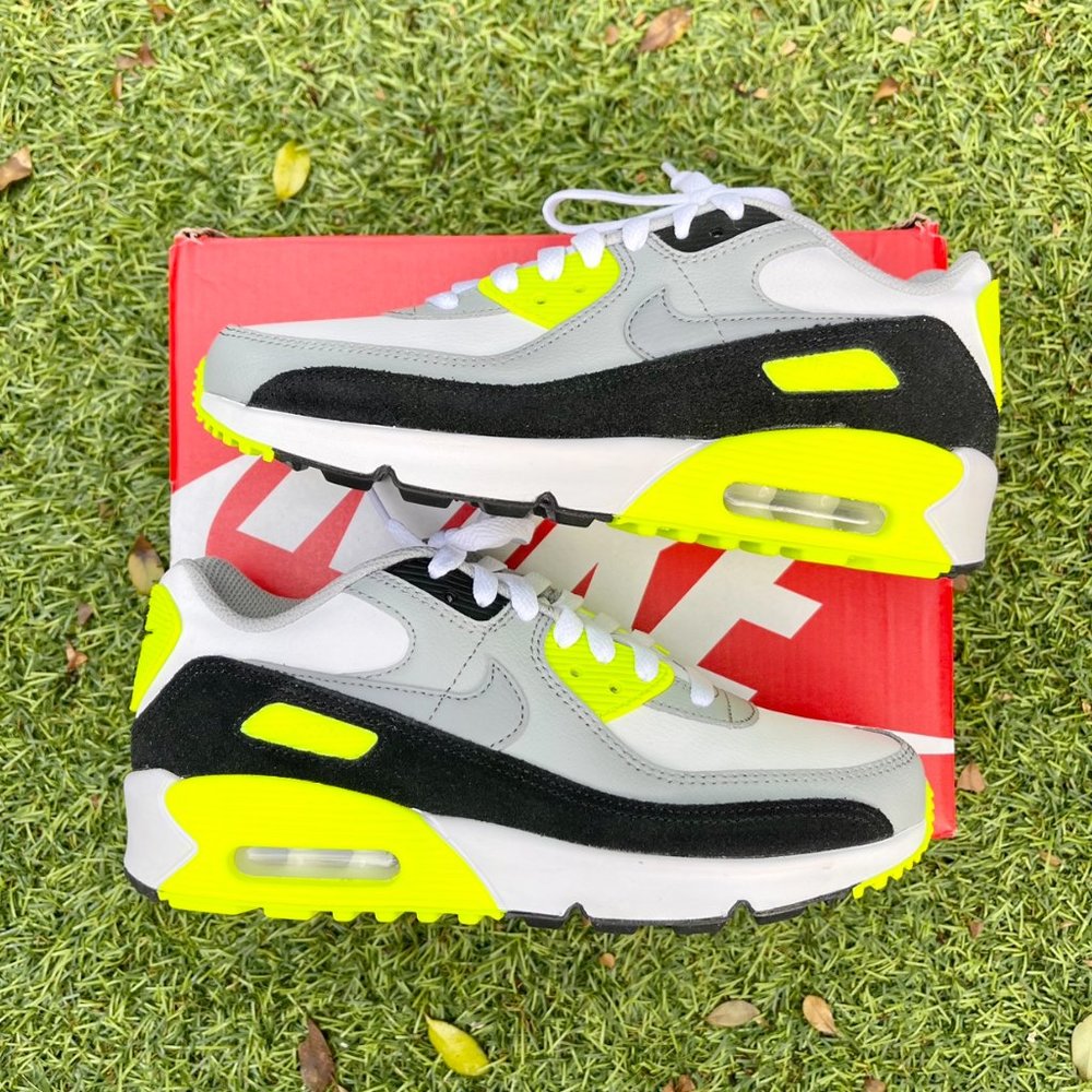 Nike Air max 90 white neon shoes - Picture 2 of 4